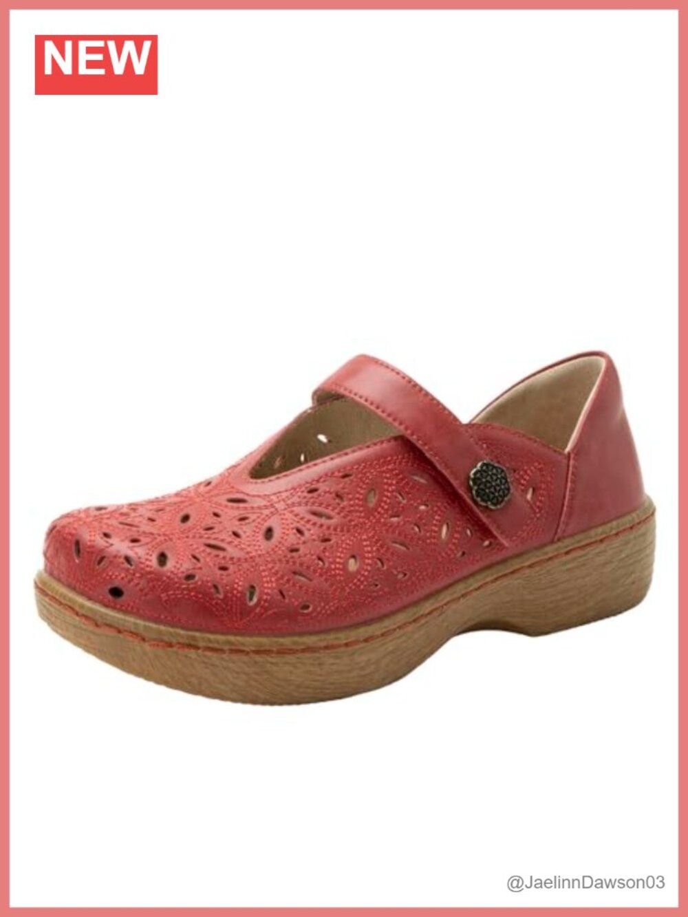 Women's Leather Mary Jane Flats Comfort Arch Support Slip Resistant
